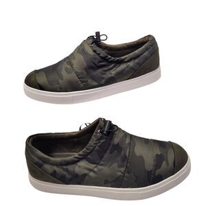 ALLOT Women Camo Quilted Umbrella Slip On Outdoor Casual Comfort Shoes Size 9.5